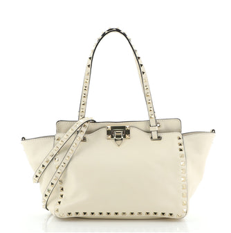 Valentino Rockstud Tote Soft Leather Small
