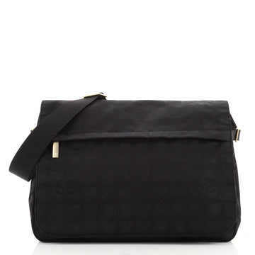 Chanel Travel Line Messenger Bag Nylon Large
