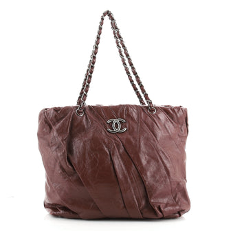 Chanel Twisted Tote Glazed Calfskin Medium
