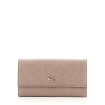 Gucci GG Marmont Continental Wallet Leather Long