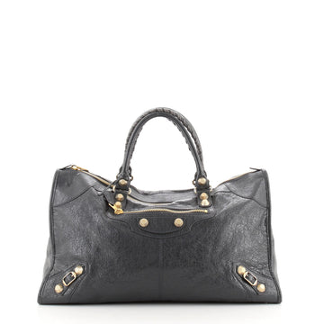Balenciaga Work Giant Studs Bag Leather