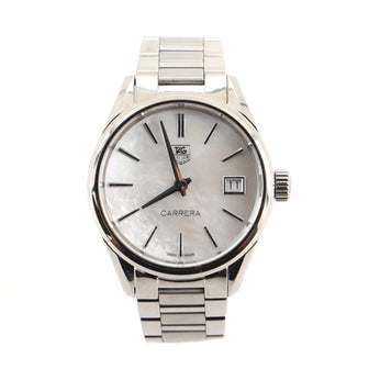 Tag Heuer Carrera Quartz Watch Stainless Steel and Mother of Pearl 32