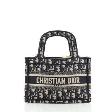 Christian Dior Book Tote Oblique Canvas Mini