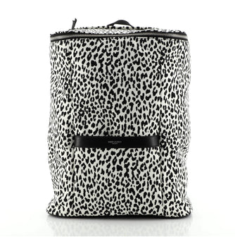Saint Laurent Sid Backpack Printed Canvas