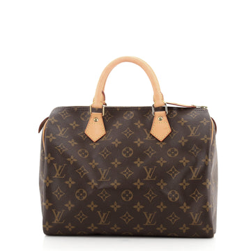 Louis Vuitton Speedy Handbag Monogram Canvas 30