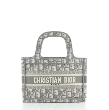 Christian Dior Book Tote Oblique Canvas Mini