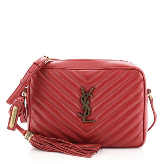 Saint Laurent Lou Camera Bag Matelasse Chevron Leather Small