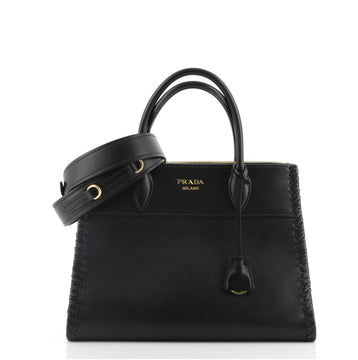 Prada Paradigme Tote Whipstitch Saffiano with City Calf Medium