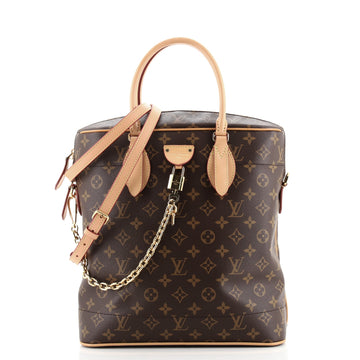 Louis Vuitton Carry All Handbag Monogram Canvas MM