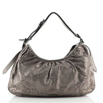 Burberry Avondale Hobo Perforated Leather Large