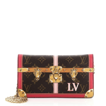 Louis Vuitton Weekend Pochette Limited Edition Summer Trunks Monogram Canvas