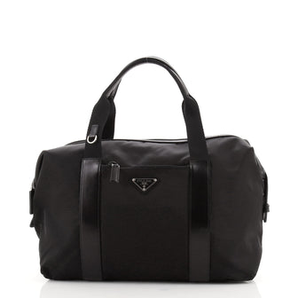 Prada Front Pocket Tote Tessuto Large