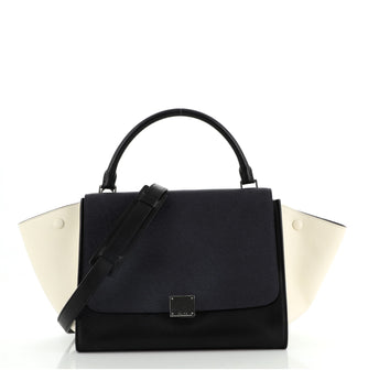 Celine Tricolor Trapeze Bag Leather Medium