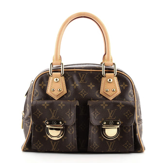 Louis Vuitton Manhattan Handbag Monogram Canvas PM
