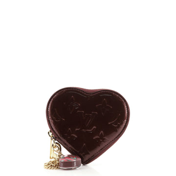 Louis Vuitton Heart Coin Purse Monogram Vernis
