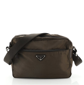 Prada Front Pocket Camera Bag Tessuto Large