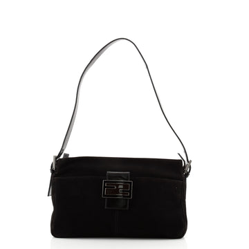 Fendi Vintage Shoulder Bag Suede Medium