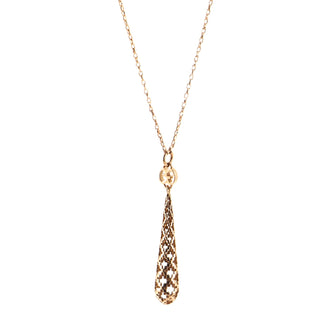Gucci Diamantissima Pendant Necklace 18K Rose Gold