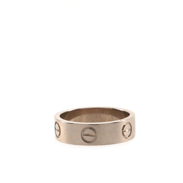 Cartier Love Band Ring 18K White Gold