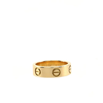 Cartier Love Band Ring 18K Yellow Gold