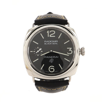 Panerai Radiomir Black Seal Manual Watch Stainless Steel and Leather 45