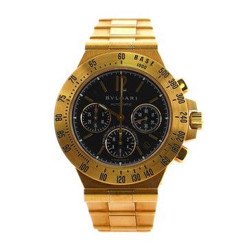 Bvlgari Diagono Professional Pro Terra Chronograph Automatic Watch Yellow Gold 40
