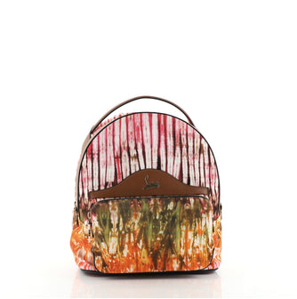 Christian Louboutin Backloubi Backpack Printed Canvas Small