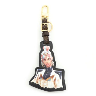 Louis Vuitton Key Holder and Bag Charm Limited Edition LOL League of Legends Monogram Canvas