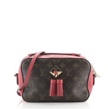 Louis Vuitton Saintonge Handbag Monogram Canvas with Leather