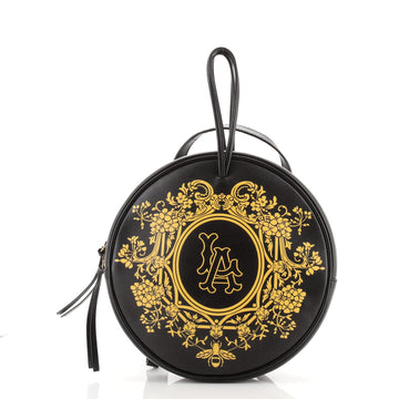 Gucci MLB Round Backpack Printed Leather