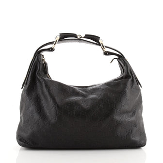 Gucci Horsebit Hobo Guccissima Leather Medium