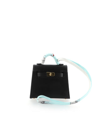 Hermes Kelly Twilly Bag Charm Tadelakt