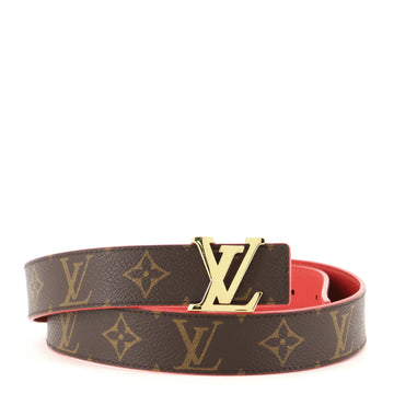 Louis Vuitton LV Initiales Reversible Belt Monogram Canvas and Leather Wide