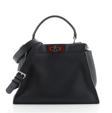 Fendi Peekaboo Bag Rigid Leather Regular