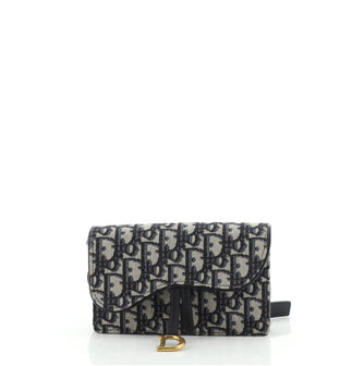 Christian Dior Saddle Rectangular Belt Bag Oblique Canvas