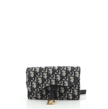 Christian Dior Saddle Rectangular Belt Bag Oblique Canvas