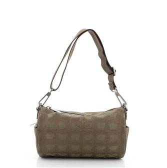 Chanel Travel Line Barrel Bag Nylon Small