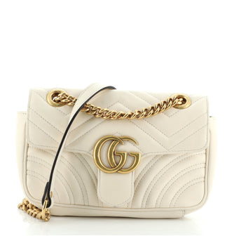 Gucci GG Marmont Flap Bag Matelasse Leather Mini