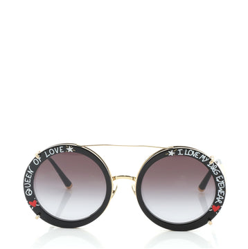 Dolce & Gabbana I Love My D&G Eyewear Round Sunglasses Acetate