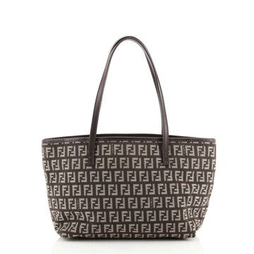 Fendi Roll Tote Zucca Coated Canvas Medium
