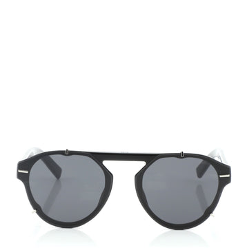Christian Dior Homme Black Tie 254S Round Sunglasses Acetate