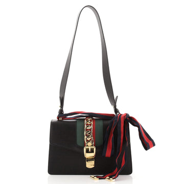 Gucci Sylvie Shoulder Bag Leather Small