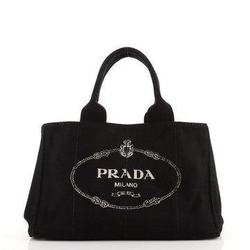 Prada Canapa Tote Canvas Medium