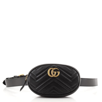 Gucci GG Marmont Belt Bag Matelasse Leather