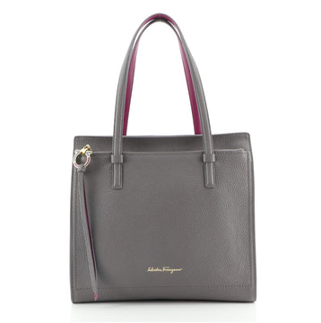 Salvatore Ferragamo Amy Tote Pebbled Leather Medium