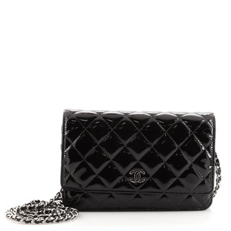 Chanel Wallet on Chain Quilted Patent