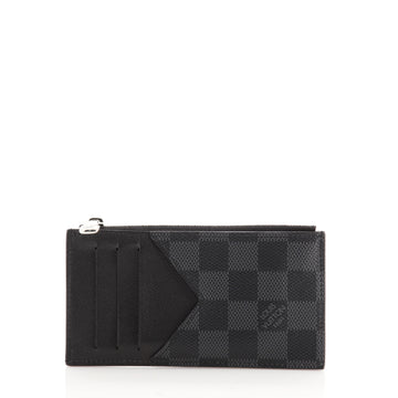 Louis Vuitton Coin Card Holder Damier Graphite