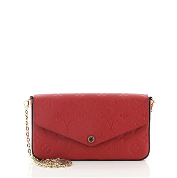 Louis Vuitton Felicie Pochette Monogram Empreinte Leather