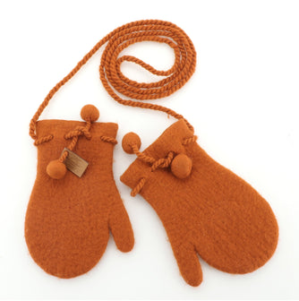 Hermes Baby Mittens Wool and Cashmere