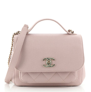 Chanel Business Affinity Flap Bag Quilted Caviar Small